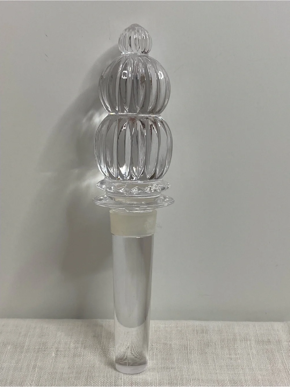 Mikasa Bottle Stopper Monterey Austrian Lead Crystal READ